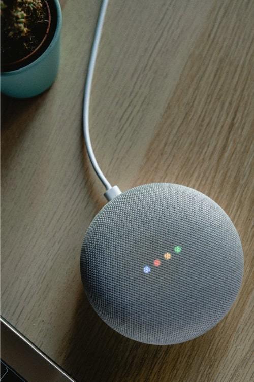 A voice activated home assistant device