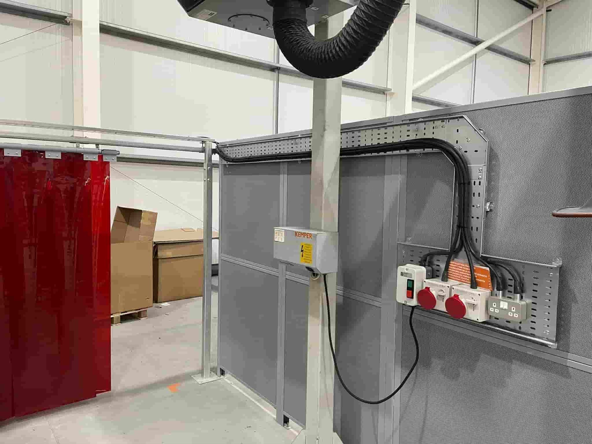 Emergency cut offs for power in indoor welding bays is a priority