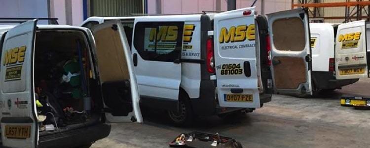 MSE vehicles proufly carry the NICEIC logo  - registerd for over 20 years