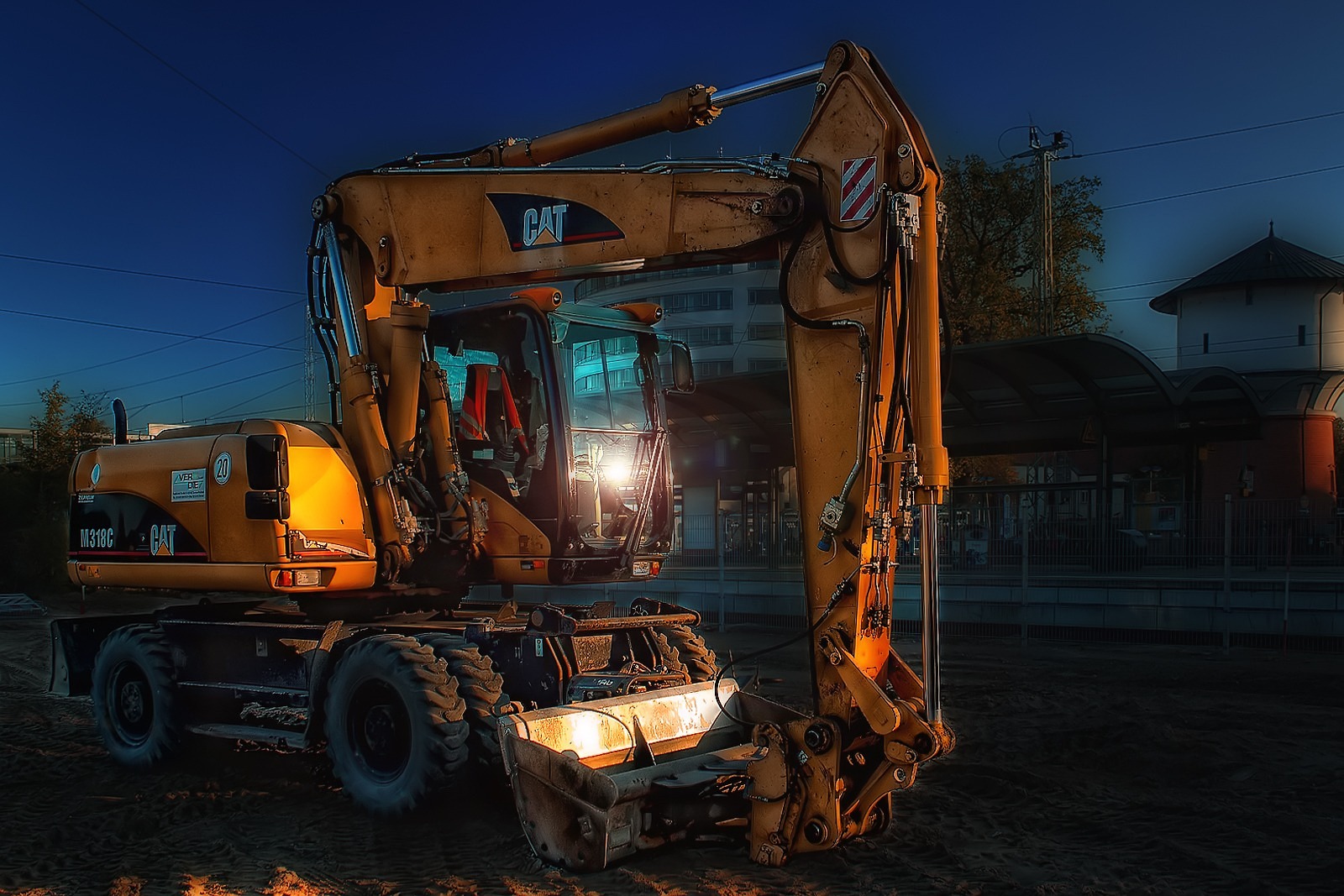 There are miltiple electrical risks when diggers and other equipment are used on site